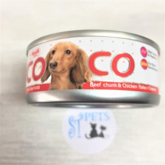 COCO Beef Chunk & Chicken Flake + Cheese 80g