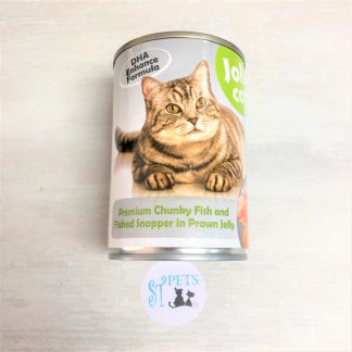 JOLLY CAT 400G PREMIUM Chunky Fish and Flaked Snapper in Prawn Jelly
