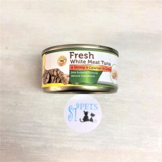 JOLLY CAT FRESH White Meat Tuna & Shrimp & Calamari in Gravy