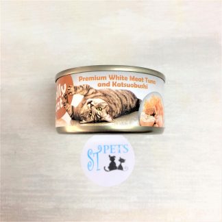 JOLLY CAT PREMIUM 80G WHITE MEAT TUNA and Katsuboshi