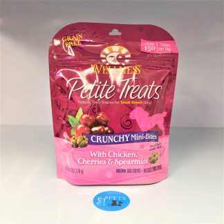 WELLNESS PETITE TREATS Crunchy with Chicken. Cherries & Spearmint 178g